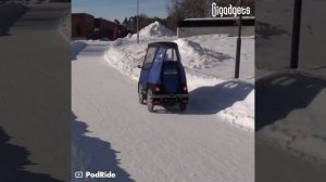 Вот зимний велосипед.