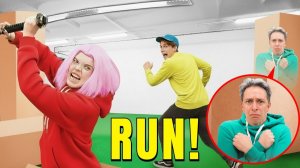 ПРЯТКИ В КОРОБКАХ ОТ МОНСТРОВ И АЛИНЫ! НЕ ПОВТОРЯЙ