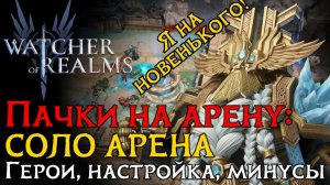 "ТОП 1" ПАК ХАОСИТОВ НА СОЛОАРЕНУ в игре Watcher of Realms