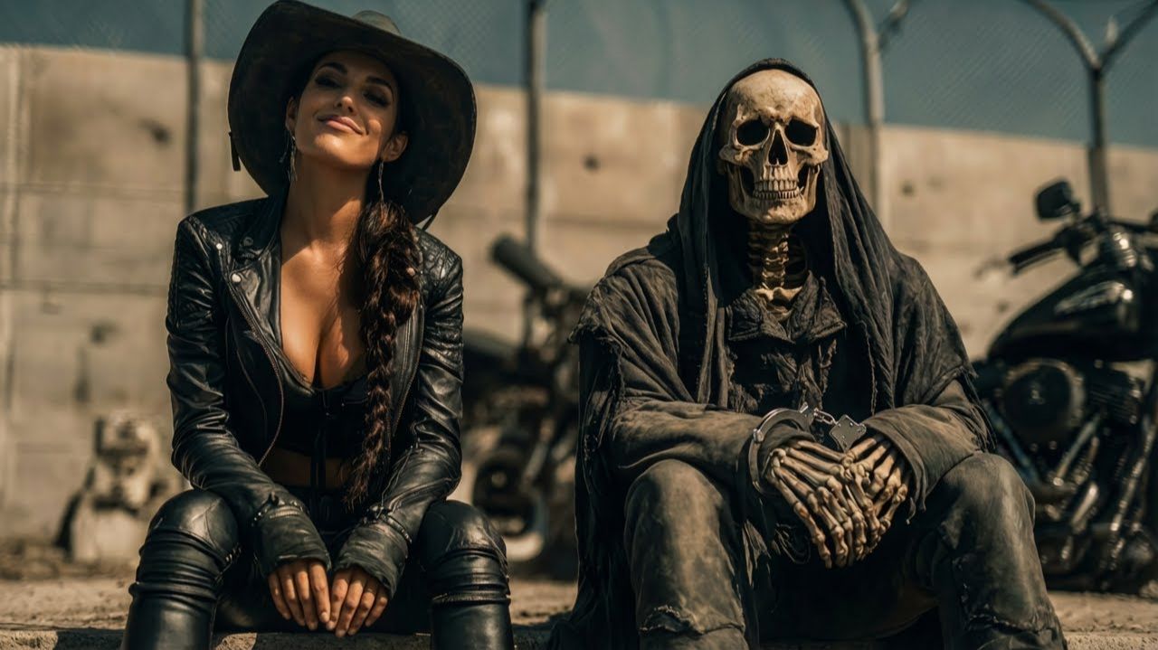 Leather, Steel & Death Beside Her | Dark Country Road Mix смотреть онлайн