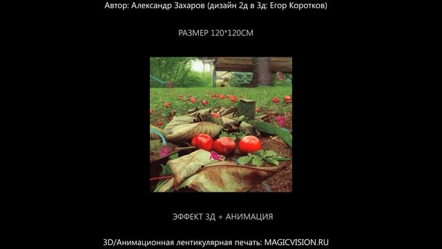 3Д Анимационный постер BrandyWine печать MagicVision.Ru стерео варио