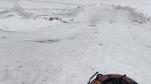 Тряхнули стариной/Развлекаемся на снежной горке.