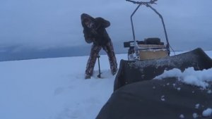 Поставил мононить и понеслось!Корюшка взбесилась!