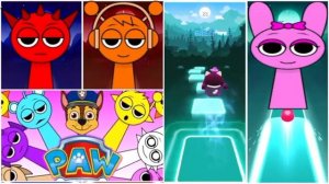 Спрунки OC Сборник ВСЕХ этапов Суперсемейка Полный Спрунки Бекки против Пинки против Джевина Орена