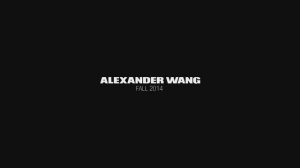 Показ коллекции Alexander Wang осень-зима 2014