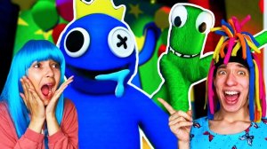 КИТАЙКА ИГРАЕТ В ROBLOX РАДУЖНЫЕ ДРУЗЬЯ С СЕСТРОЙ!