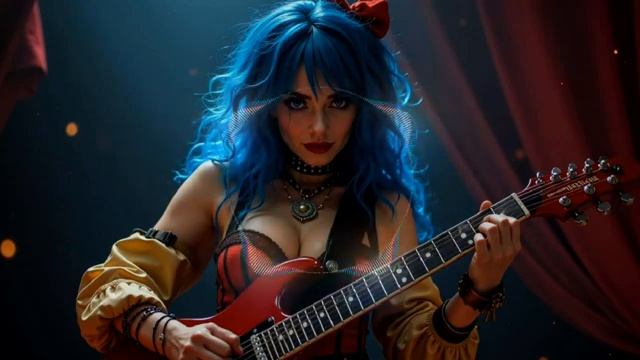 Песенка Мальвины glam metal ai смотреть онлайн