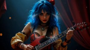 Песенка Мальвины glam metal ai