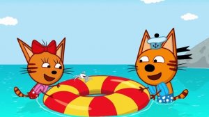 Три Кота Мультфильм Морские приключения..