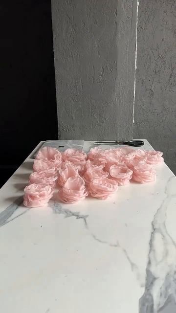 цветы из ткани