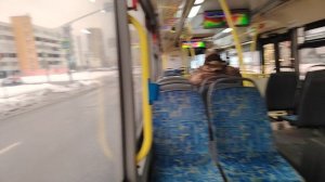 поездка на автобусе ЛиАЗ 5292 борт 192443, по новому маршруту 354