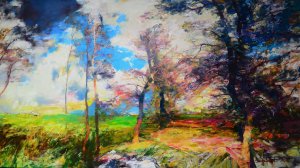 Монументальная живопись. Холст 5 метров.