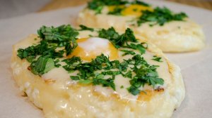 Завтрак за 10 минут. Ленивые хачапури — сытно и нереально вкусно!