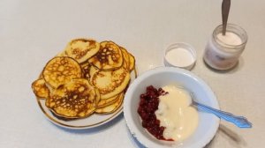 Вкусный завтрак для диабетика оладушки-панкейки@Пере?