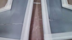 №4- Нанесённый 1 слой краски на матрице фюзеляжа .