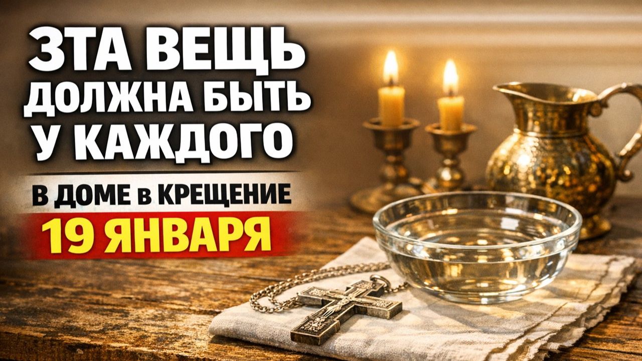 Поставьте одну вещь в доме на Крещение 19 января, и увидите, как меняется денежный достаток смотреть онлайн