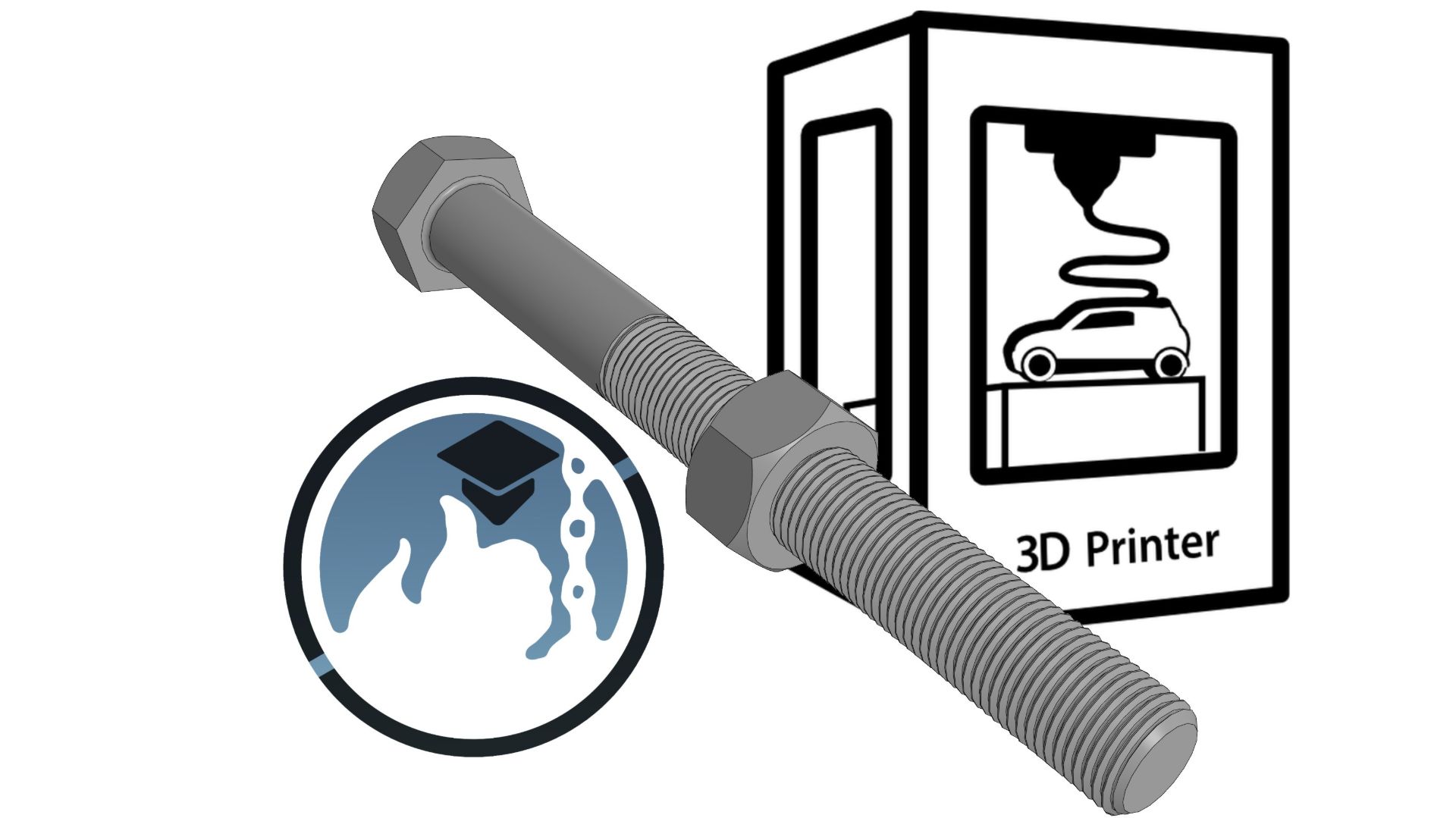 Компас 3D: Построение резьбового соединения для 3D печати