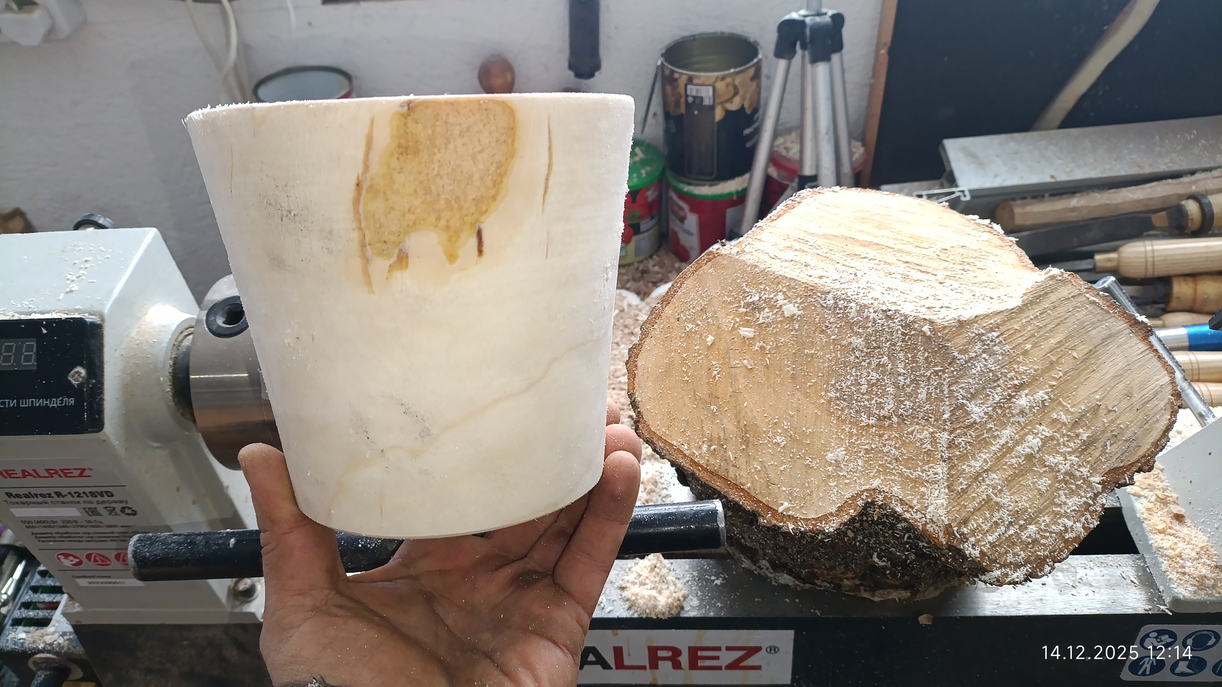 сырая берёза на план шайбе токарничаю обучаюсь. нашёл хороший комель корневая часть плотное дерево смотреть онлайн