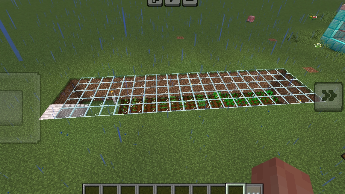 я построил ферму и завот киифси в майнкрафте