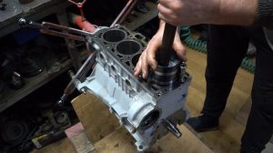 Установка поршней Кострома 21126-1004018-К-АР "A" МОТОРДЕТАЛЬ в блок.