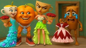 Тунг Тунг Сахур дарит свадебное платье для Балерины Капучины, Эспрессы Синьоры и Одинь Динь Дона