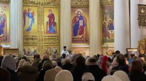 07.01.2026. Ночная Божественная Литургия. Свято-Троицкий Измайловский собор Санкт-Петербурга