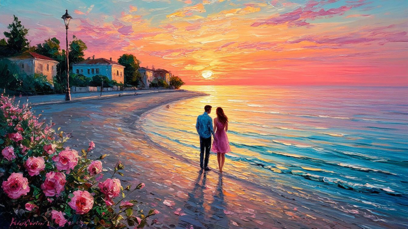 “ПРОМЕНАД в СУМЕРКАХ” (Promenade au Crépuscule)романтическая музыка смотреть онлайн