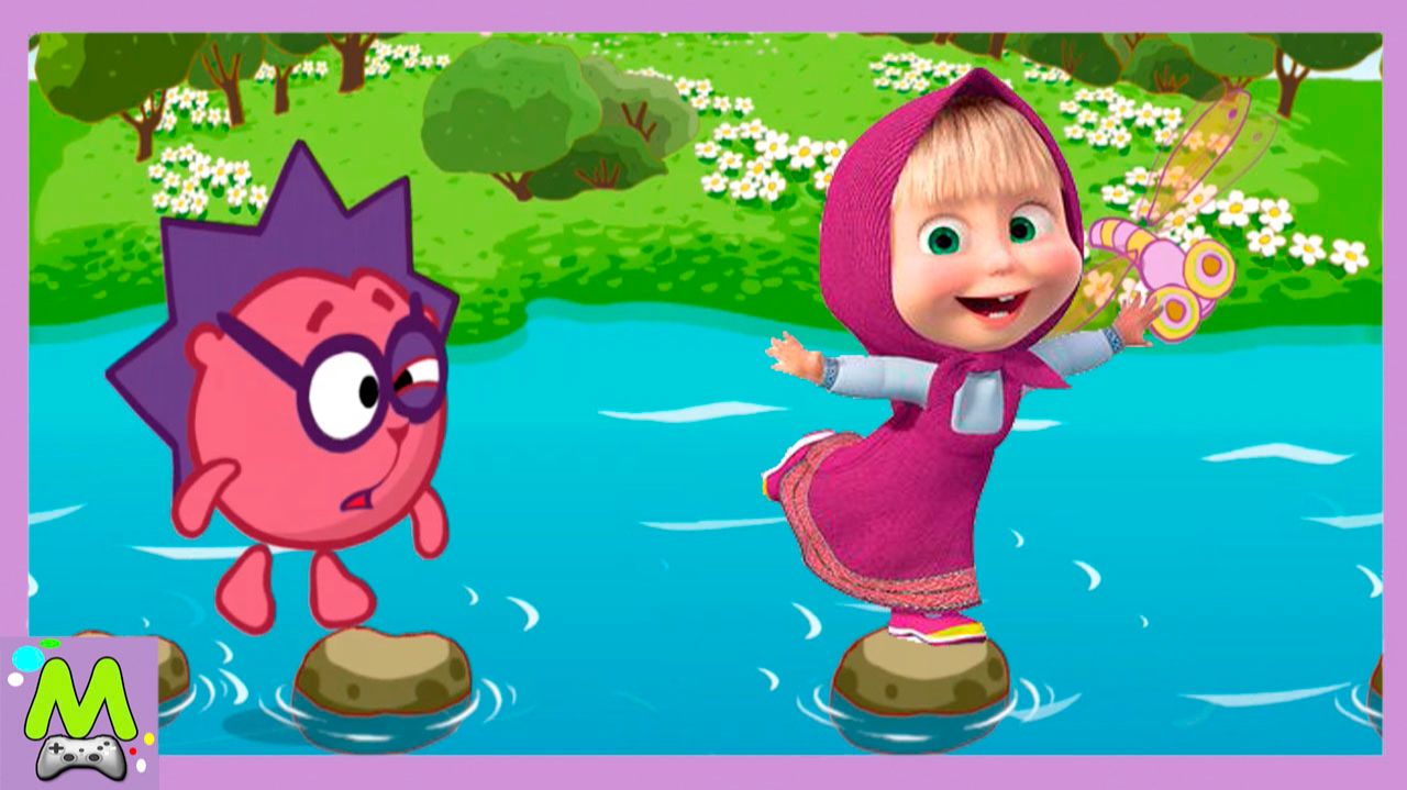 Маша и Медведь против Смешариков в Лесных Догонялках.Кто Самый Ловкий и Быстрый смотреть онлайн