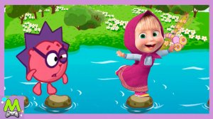 Маша и Медведь против Смешариков в Лесных Догонялках.Кто Самый Ловкий и Быстрый