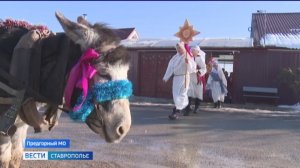 Святки в старинных казачьих традициях провели в Предгорье