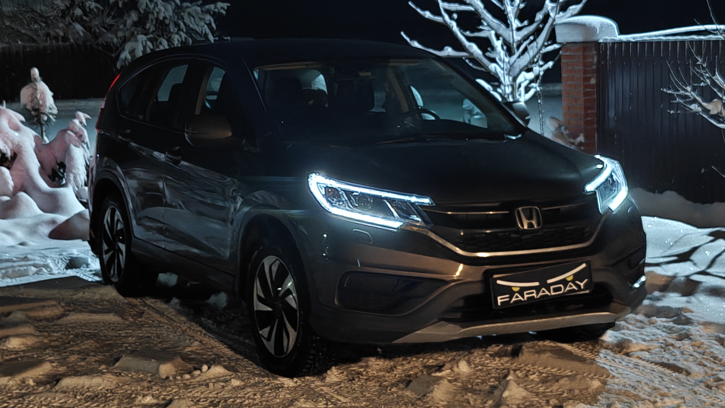 Honda CRV -4 2020 Установка светодиодных модулей Aozoom A3 max. Ночной тест на дороге. смотреть онлайн