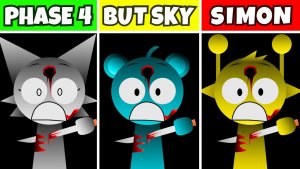 INCREDIBOX SPRUNKI🎵 ФАЗА 4💀: ВСЕ — SKY😇 VS ВСЕ — SIMON🎩⚔️ ВОЙНА МИРОВ!🌌🤯