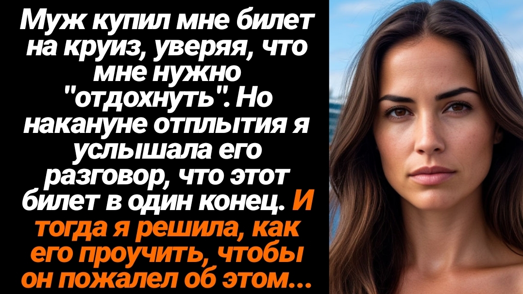 Жизненные Истории/Муж купил мне билет на круиз, уверяя, что мне нужно "отдохнуть". Но накануне отплы смотреть онлайн