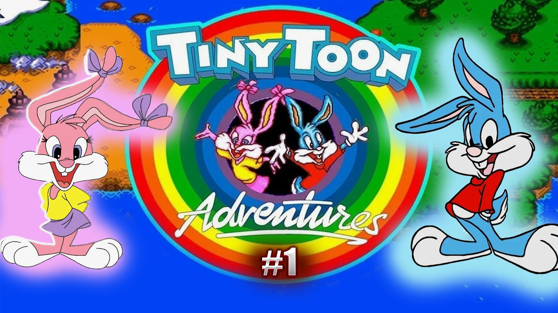 Прохождение Tiny Toon Adventures на SEGA #1 смотреть онлайн