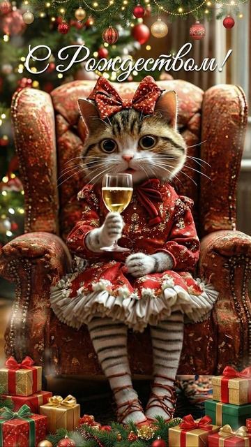 ПРИКОЛЬНОЕ поздравление с Рождеством!