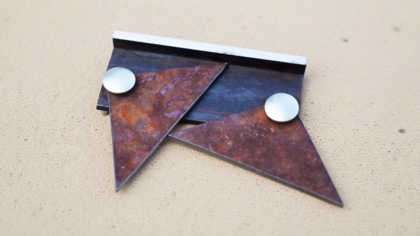 Самодельный «угольник-шаблон» из металла — идеально режет плитку и ДСП под любым углом! смотреть онлайн