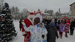 Ручеёк с Дедом морозом