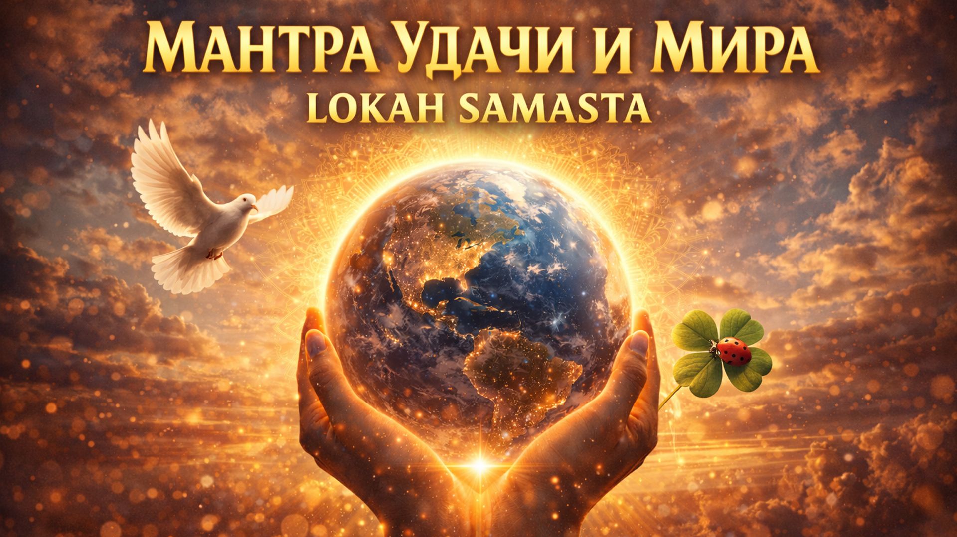 Мантра На Удачу и Благополучие Мира: Локах Самаста Сукхино Бхаванту - Пожелание Счастья Всему Миру смотреть онлайн