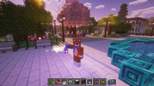 Minecraft мод FreshCraft. Проект строительства города #5. Цветущий сад