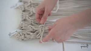 Сумка-шоппер (авоська) в технике макраме своими руками