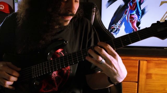 Красивая мелодия аккордами на электрогитаре смотреть онлайн