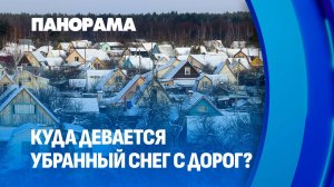 Куда исчезают тонны снега с городских улиц? Панорама