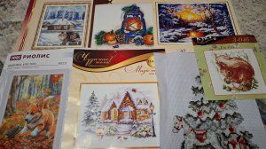 Итоги декабря начала января Вышивка крестом