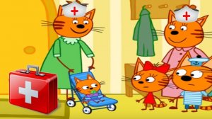 Три Кота Мультфильм Больница для котиков.