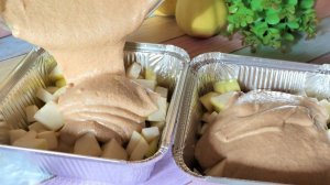 Я просто заливаю яблоки и отправляю в духовку