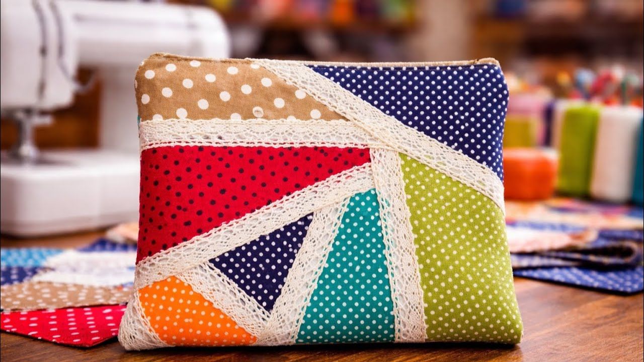 Уникальный декор своими руками! Сочетание лоскутной техники и шелковых лент для создания прекрасного смотреть онлайн