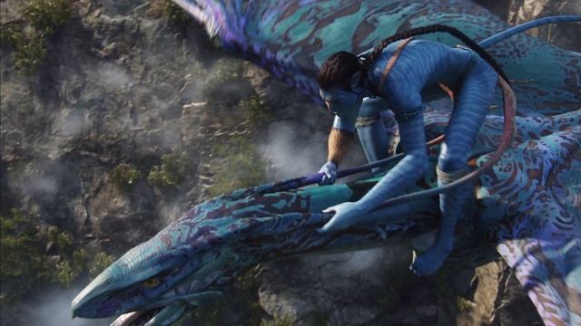 Аватар.Джейк учится летать на драконе