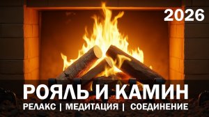 Нежный рояль и камин | 2026