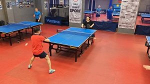 Нельсон Д. (684) - Ким А. (660) 06.01 турнир по настольному теннису на Левашовском