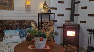 С Рождеством!🎄Посиделки у камина на даче, о моих каналах.🔥
